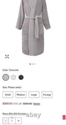 Boss Home Plain Kimono Cotton Men's Bathrobe