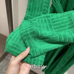 Bottega Veneta BV Green Grass Bathrobe Unisex Brand New Made of 100% Cotton