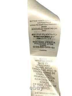 Bottega Veneta Intrecciato Terry Bath Robe Blue withhood MED, LG 656097 Italy