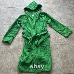 Bottega Veneta Terry Bath Robe Green withhood Italy