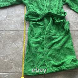 Bottega Veneta Terry Bath Robe Green withhood Italy