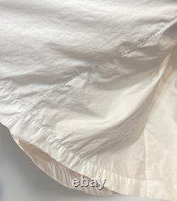 Brioni Cotton Robe Dressing Gown White Men's Sz XL (Without Belt) Made Italy