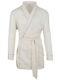 Brioni men's bathrobe dressing gown pajama robe size L 100% cashmere beige