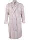Brioni men's bathrobe dressing gown pajama robe size L 100% cotton striped