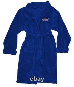 Buffalo Bills L/XL Silk Touch Men's Bath Robe with Towel & Sandals (11-12)