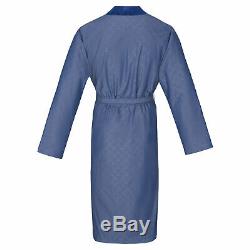 Bugatti Men's Bathrobe Sauna Coat Kimono Form Navy Blue Giovanni Cotton