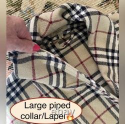 Burberry Men's Nova Check Bathrobe Gown Size M/L RARE