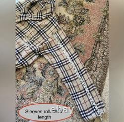 Burberry Men's Nova Check Bathrobe Gown Size M/L RARE