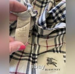 Burberry Men's Nova Check Bathrobe Gown Size M/L RARE