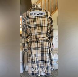 Burberry Men's Nova Check Bathrobe Gown Size M/L RARE