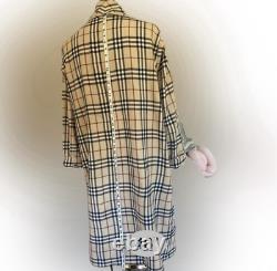 Burberry Men's Nova Check Bathrobe Gown Size M/L RARE