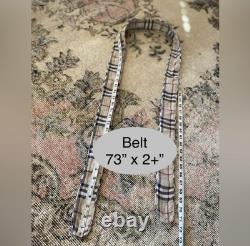 Burberry Men's Nova Check Bathrobe Gown Size M/L RARE