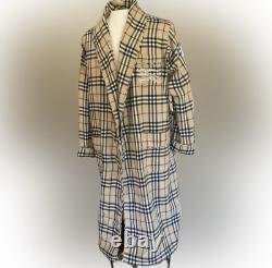 Burberry Men's Nova Check Bathrobe Gown Size M/L RARE