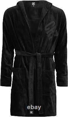 CR7 Men's Cr7 Men's Bathrobe Robe, Black, S UK