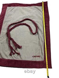 Caesars Palace Casino Hotel Bath Robe And Braided Belt Rare Vintage Josef USA M