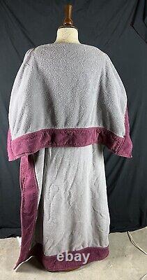 Caesars Palace Casino Hotel Bath Robe And Braided Belt Rare Vintage Josef USA M