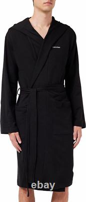 Calvin Klein Men's Robe Dressing Gown M, BLACK