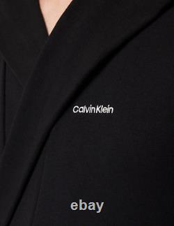 Calvin Klein Men's Robe Dressing Gown M, BLACK