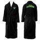 Canberra Raiders NRL Mens Black Fleece Dressing Gown Bath Robe One Size New