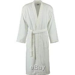 Cawö men'S bathrobe Noblesse, White, Size 46/48, size S, Kimono, NEW