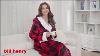 Ccko Plush Robes For Women Fleece Fuzzy Womens Robe Soft Warm Women S Bathrobe With Hood For Bath S