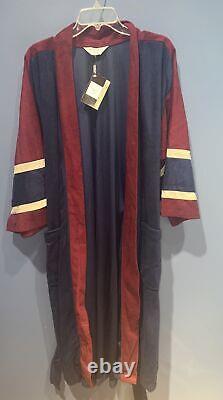 Christian Dior Bath Robe Men's One Size Velvet Logo Embroidery Monsieur Vintage