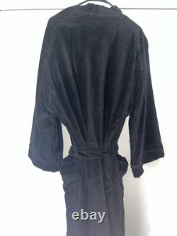 Christian Dior Monsieur Vintage Black Bathrobe New With Tags