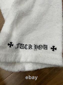 Chrome Hearts White Terrycloth Bathrobe