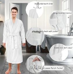 ComfyDown Luxurious Men Spa Bathrobe Full Length Favorite Robe of Celebrities