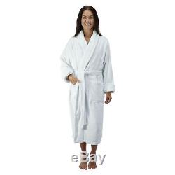 Comfy Robes Women's 16 oz. Turkish Terry Bathrobe White XX-Large