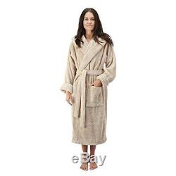 Comfy Robes Women's Deluxe 20 oz. Turkish Cotton Hooded Bathrobe, L/XL OSFM Tall