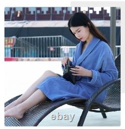 Cotton Robes Toweling Terry Robe Lovers Men Women Robe Bathrobe Soft Sleeprobe