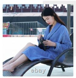 Cotton Robes Toweling Terry Robe Lovers Men Women Robe Bathrobe Soft Sleeprobe