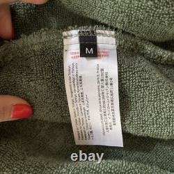 Cotton TERRY luxury BATH ROBE HUGO BOSS Double B Cyprus Green Dressing Gown M