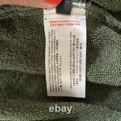 Cotton TERRY luxury BATH ROBE HUGO BOSS Double B Cyprus Green Dressing Gown M