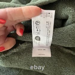 Cotton TERRY luxury BATH ROBE HUGO BOSS Double B Cyprus Green Dressing Gown M