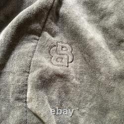 Cotton TERRY luxury BATH ROBE HUGO BOSS Double B Cyprus Green Dressing Gown M