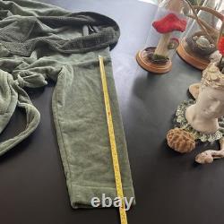 Cotton TERRY luxury BATH ROBE HUGO BOSS Double B Cyprus Green Dressing Gown M