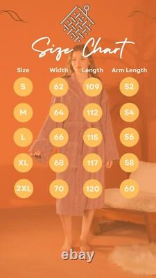 Cotton Waffle Navy Bathrobe Organic Women's Dressing Gown, Men's Long Bathrobe