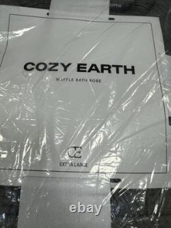 Cozy Earth- Waffle Bath Robe Charcoal XL New With Tags