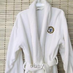 Cruise Bath Robe White Crown Anchor RCCL Society Loyalty Plush Lounge Men Women