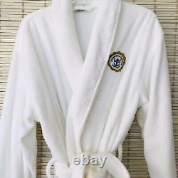 Cruise Bath Robe White Crown Anchor RCCL Society Loyalty Plush Lounge Men Women