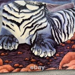 Custom Made Bath Robe from Korean Mink Blanket Mens 4XL Long Heavy Snow Tiger