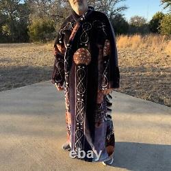 Custom Made Bath Robe from Korean Mink Blanket Mens 4XL Long Heavy Snow Tiger