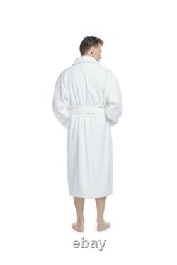 DELUXE LUXURY TURKISH COTTON TERRY HOTEL BATHROBE VERY THICK Made in Turkey
