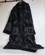 DOLCE&GABBANA Black Unisex Terry Cotton Bath Robe New