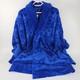 DOLCE&GABBANA Blue Unisex Terry Cotton Bath Robe New