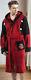 Deadpool Marvel Fleece Adult Dressing Gown Bathrobe Red One Size