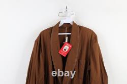 Deadstock Vintage 50s 60s Rockabilly Mens OSFA Belted Bath Robe Smokers Robe USA