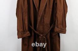 Deadstock Vintage 50s 60s Rockabilly Mens OSFA Belted Bath Robe Smokers Robe USA